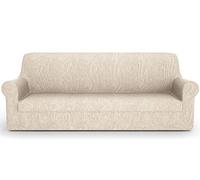 PETTI Artigiani Italiani - Housses de Canapé, Housse de Canapé Extensible, Housse de Fauteuil, Housse Canapé 2 Places, Protection Canapé, Crème
