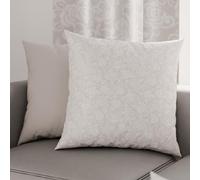 PETTI Artigiani Italiani - Lot de 2 Taies d'Oreillers 30x30 cm 100% Microfibre Hypoallergénique, Housse Oreiller Rectangulaire Dentelle Beige, Paquet de 2, Fabriqué en Italie
