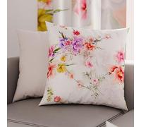 PETTI Artigiani Italiani - Lot de 2 Taies d'Oreillers 30x30 cm 100% Microfibre Hypoallergénique, Housse Oreiller Rectangulaire Printemps Blanc, Paquet de 2, Fabriqué en Italie