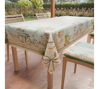 PETTI Artigiani Italiani - Nappe Anti-Taches Rectangulaire (140 x 180 cm) Couvre-Table de Cuisine, Motif Plage, X6 Places, 100% fabriquée en Italie