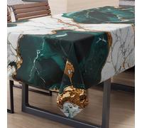 PETTI Artigiani Italiani - Nappe Anti-Taches rectangulaire pour Table de Cuisine, élégante, Effet marbre Octane X6 Places (140 x 180 cm) 100% fabriquée en Italie