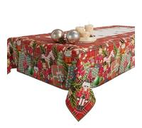 Petti Artigiani Italiani - Nappe Noël, Nappe de Table Noël, Nappe de Table Rectangulaire, Nappe Anti-Taches, Nappe Rouge Noël, 140x240 cm, Petits Soldats, 100% Made in Italy