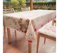 PETTI Artigiani Italiani - Nappe de Paques, Nappes Rectangulaire Anti Taches pour Pâques, Nappe de Table Rectangulaire 6 Places, 180x140 cm, Ciliegi, 100% Made in Italy