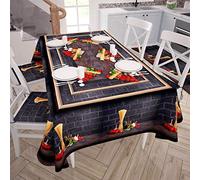 PETTI Artigiani Italiani - Nappe, Nappe de Table, Nappe Rectangulaire, Nappe Lavable Impermeable, Nappe Anti Tache, 100% Made in Italy, Spaghetti