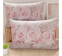 Petti Artigiani Italiani - Paire de taies d'oreiller 40 x 70 cm en Microfibre, Coussins d'ameublement, canapé, Salon, 2 Housses de Coussin, taie d'oreiller Shabby 340, 100% Made in Italy