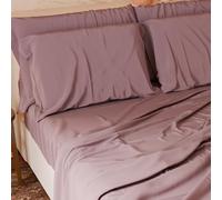 PETTI Artigiani Italiani - Parure de lit 3 pièces pour lit Simple, Douce et Respirante, Comprenant Un Drap Plat, Un Drap-Housse et Une taie d'oreiller, Rose poudré