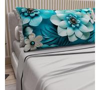 PETTI Artigiani Italiani - Parure de lit en Coton avec taies d'oreiller en Impression numérique, lit Double Maxi, Drap Dessus et Dessous avec Angles, Floral 05 21 Gris Clair, 100% fabriqué en Italie