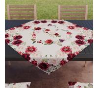 PETTI Artigiani Italiani Set Textiles de Cuisine, 100% Microfibre hypoallergénique, Floral 07, Centrotavola 90x90 cm