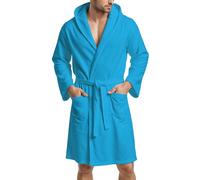 PETTI Artigiani Italiani – Peignoir de bain Céleste – Mixte – XXL PETTI Artigiani Italiani – Peignoir de bain Céleste – Mixte – M