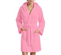 PETTI - Peignoir Femme, Peignoir Homme, Peignoir de Bain, Peignoir de Bain Femme, Peignoir de Bain Homme, Rose