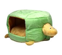 Pettimania Lit Pour Chien Tortue Vert Caverne Douillette Pour Petits Chiens