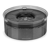 PETTOM Gamelle Anti Éclaboussure Chien 3L Grande Capacité, Gamelle Eau Chien Anti Débordement Garde Le Sol Sec et Hygiénique, Noir