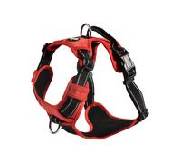 Pettorina anti tiro rosso modello Rando Walk per cani Croci