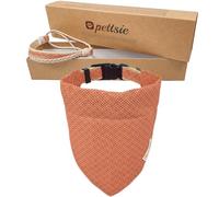 Pettsie Collier bandana pour chien en chanvre et bracelet d'amitié assorti