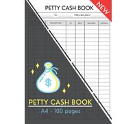 Petty Cash Book: A4 Money Management Receipt Book Business Accounts Book Cash Flow Ledger Log Receipt Book With Column Payment Tracker