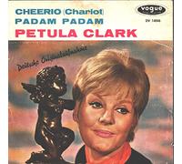 Petula Clark - CLARK, PETULA / CHEERIO (Charlot) / PADAM PADAM /1963 / Bildhülle / vogue SCHALLPLATTEN # DV 14046 / Deutsche Pressung / 7" Vinyl Single-Schallplatte / Deutsche Originalaufnahme /