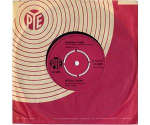 Petula Clark - Petula Clark - Chariot - dans le train de nuit / darling chéri - Claquez vos doigts disque Vogue n° EPL 8000