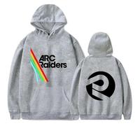 PETUNFV Arc Raiders Hoodie PvPvE Shooter Fan Made | Sweat À Capuche Rétro Unisexe avec Poche pour Hommes Et Femmes-Gray||XX_s