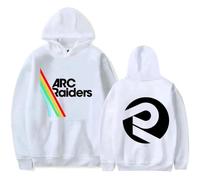 PETUNFV Arc Raiders Hoodie PvPvE Shooter Fan Made | Sweat À Capuche Rétro Unisexe avec Poche pour Hommes Et Femmes-White||XX_l