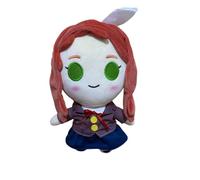 PETUNFV Doki Doki Literature Club Monika 25cm Plush Toy | Soft Stuffed Anime Plushie, Cute DDLC Doll for Fans & Kids