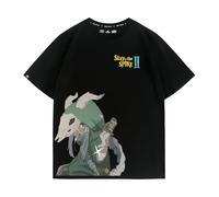 PETUNFV Slay The Spire 2 Necrobinder T-Shirt Graphique | Jeu Indé Roguelike Deck Building, Coton Col Rond Décontracté pour Gamers, Cadeau Anniversaire-Black||x_l