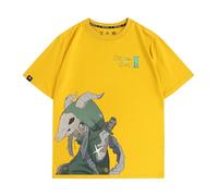PETUNFV Slay The Spire 2 Necrobinder T-Shirt Graphique | Jeu Indé Roguelike Deck Building, Coton Col Rond Décontracté pour Gamers, Cadeau Anniversaire-Yellow||x_l