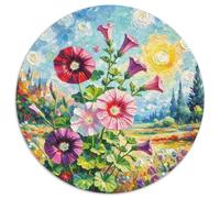 Pétunie Hybride 1000 Piece Puzzle Rond, pour Enfants Adulte Jouets De Anti Stress Unique Jigsaw pour La Famille Amis De Qualité Supérieure 1000pcs (67.5x67.5cm)