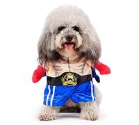 Pety Animal Halloween Cosplay Costume de Fête Costume Costume pour Petit Chien et Chat, Small, Boxer