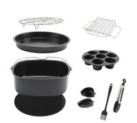 Petyoung Accessoire Air Fryer pour COSORI XXL 5,5 L 6,2 L, Philips Airfryer XXL, Ninja PRO MAX 6,2 L, Tefal 5,6 L-6,5 L, Accessoires pour Friteuse à Air Chaud