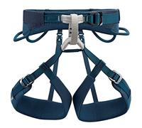 PETZL ADJAMA Harnais Mixte Réglable Escalade Rock et Glace pour Escalade Simple et Multi-Pitch Bleu S