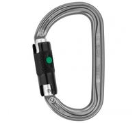 Petzl Mousqueton Am'D Ball-Lock Aluminium asymétrique Noir/Gris Taille unique