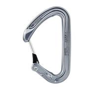 Petzl, Ange L Mousqueton Gris, Mousqueton Léger avec Porte Keylock MonoFil