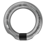 PETZL Anneau Ouvrable Multidirectionnel Ring Open Escalade Aluminium Gris