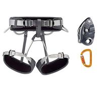 PETZL - Assureur KIT CORAX GRIGRI SM’D - Unisex, Gris, Taille 1, Tour de Taille 65-96 cm