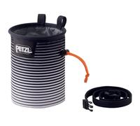 Petzl – Sac à magnésie Bandi – Forme ronde, serrage central, double porte-brosse – Sailor Stripes