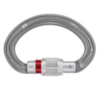 Petzl Mousqueton Omni Screw-Lock gris foncé