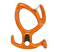 Petzl Descendeur Pirana Guide - Embrayage réglable et verrouillable - Orange - Taille unique