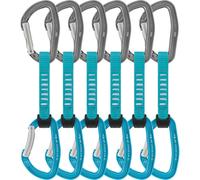 Petzl - Dégaines - Pack 6 Djinn Axess Turquoise - Taille 11 cm - Bleu Bleu 11 cm