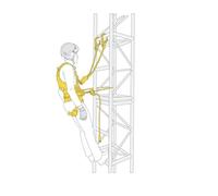 PETZL, Fall Arrest and Work Positioning Kit, pour Le Kit d'escalade, Multicolore, 1, Unisexe Adulte