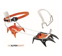 Petzl - Crampons de ski de randonnée - Irvis Hybrid Leverlock Universel en Aluminium - Orange Orange