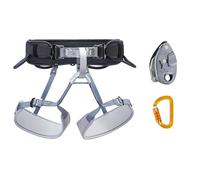 Kit escalade Petzl Corax SMD TL GriGri gris foncé - 1