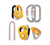 Petzl - Kit pour le mouflage et l'auto-secours en crevasse - Kit Secours Crevasse