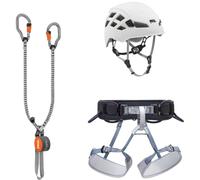 PETZL Kit Via Ferrata Vertigo - Mixte - Gris / Blanc / Orange - taille 2- modèle 2026