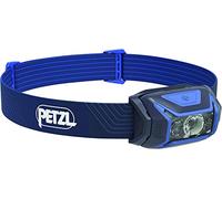 Petzl Lampe frontale Actik 450 lumens compacte – 3 piles AAA/LR03 incluses – Bleu TU