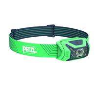 PETZL - Lampe frontale ACTIK - 450 lumens, Vert, Compact, Livrée avec trois piles AAA/LR03