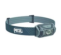 PETZL - Lampe frontale TIKKA - Trois niveaux d'éclairage blanc, Gris, 350 lumens