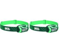 PETZL - Lampe frontale TIKKINA - 300 lumens, Vert, Trois niveaux d'éclairage (Lot de 2)