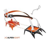 Petzl - Leopard Hybrid Leverlock Universal - Crampons d'alpinisme - orange