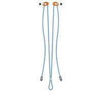 Petzl Amarre Dual Evolv Adjust – absorbeur d'énergie – Bleu/Orange