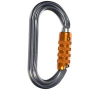 PETZL M33A TL New OK Mousqueton Ovale, léger avec verrou Triact-Lock, Gris